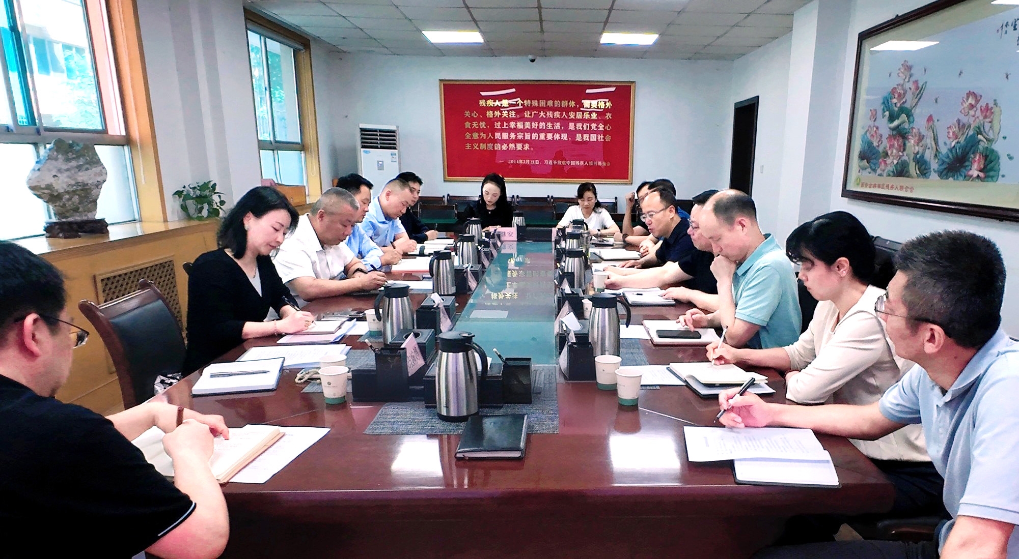 强盛一行赴西安市残疾人联合会开展专题调研——共商残疾人康复养老事业发展，探索科技助残服务新模式